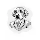 dog lover and a guy who rised up from the lows and is positive and strong tattoo design idea