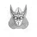 Anubis y Ra tattoo design idea