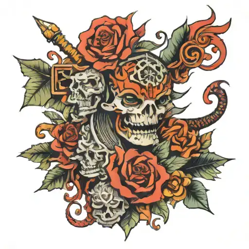 1977 tattoo design idea