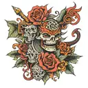 1977 tattoo design idea