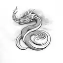 jormungandr tattoo design idea