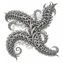 Spinal tattoo design idea