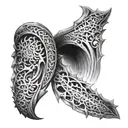 Spinal tattoo design idea