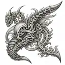 Spinal tattoo design idea