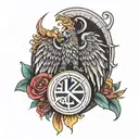 13 and Germany Kit tattoo design idea