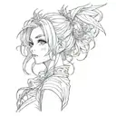 anime style easy to draw tattoo design idea