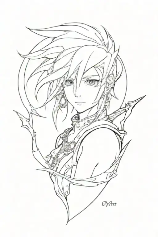 final fantasy 10 tattoo design idea