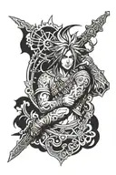 jecht final fantasy X tattoo design idea