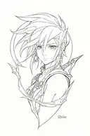 final fantasy 10 tattoo design idea
