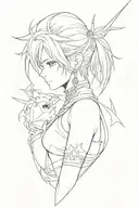 final fantasy 10 tattoo design idea