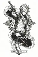 final fantasy 10 tattoo design idea