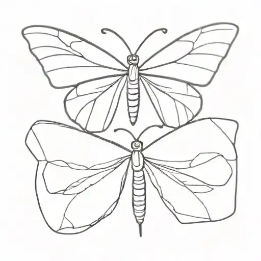 spy x family butterly  tattoo design idea