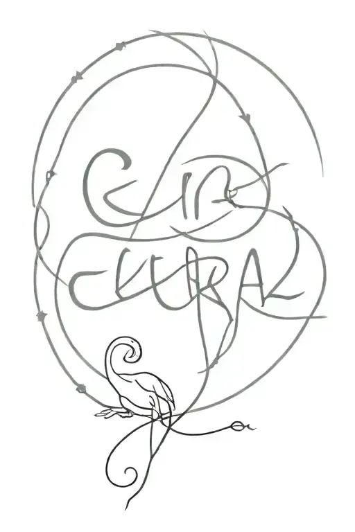name ezra tattoo design idea