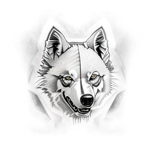 lobo tattoo design idea