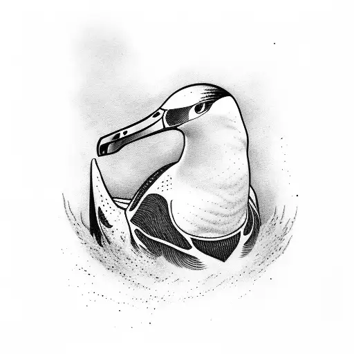 albatross  tattoo design idea