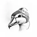 albatross  tattoo design idea