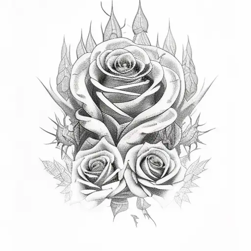 a court of thorns and roses book series tattoo design idea