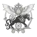 Aries Pisces and Libra tattoo design idea