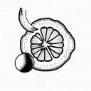 limonero con arañas tattoo design idea