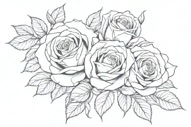 rose buds together one of them on forearm tattoo massive contour tattoo design idea