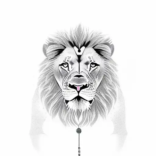 john wick lion bitcoin tattoo design idea