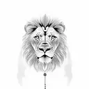 john wick lion bitcoin tattoo design idea