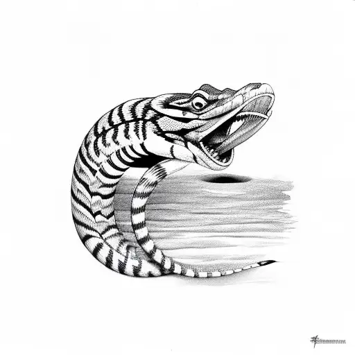 King cobra tattoo design idea