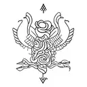 loyalty, strength, healing, trust, selflove tattoo design idea