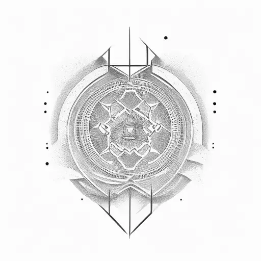 greek vase tattoo design idea