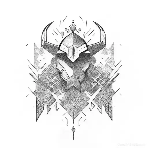 epic hero tattoo design idea