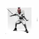 Darth Maul dunking a basketball tattoo design idea