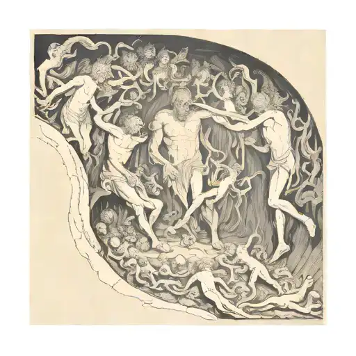 dantes hell tattoo design idea