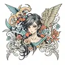 Anime tattoo design idea