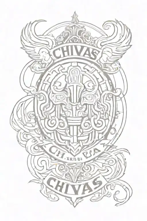 Chivas logo tattoo design idea