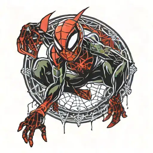 spiderman miles Morales tattoo design idea