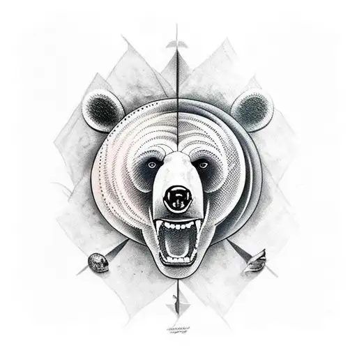 bear trap   tattoo design idea