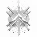 love peace equality esteem tattoo design idea