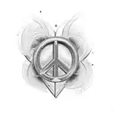 love peace equality esteem tattoo design idea