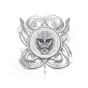 love peace equality esteem tattoo design idea