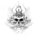 Saint Michael tattoo design idea