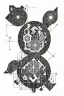 prime number theory equations forming tattoo design idea