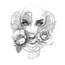 breast cancer tattoo design idea