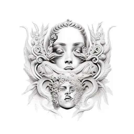 Diosa Hera  tattoo design idea