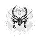wu-tang killa beez tattoo design idea