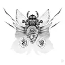 wu-tang killa beez tattoo design idea