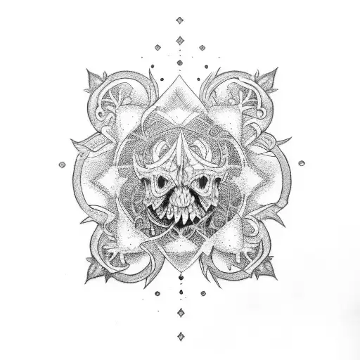 black clover tattoo design idea