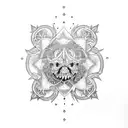 black clover tattoo design idea