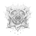 black clover tattoo design idea