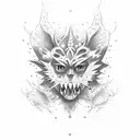 black clover tattoo design idea