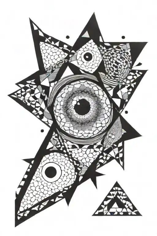 alex greay geometric eye inside tattoo design idea